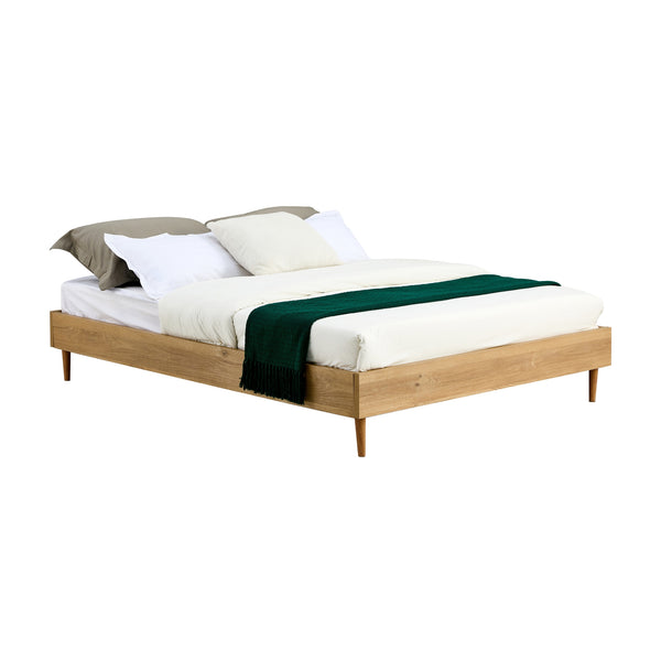 Patricia King Single Bed Frame Natural Oak