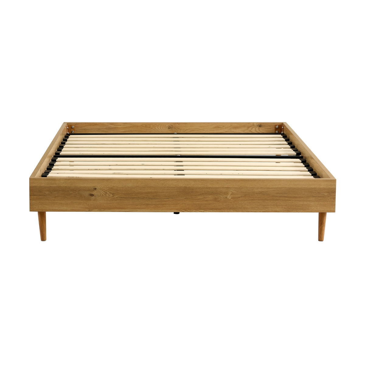 Patricia King Single Bed Frame Natural Oak