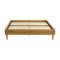 Patricia King Single Bed Frame Natural Oak