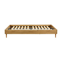Patricia King Single Bed Frame Natural Oak