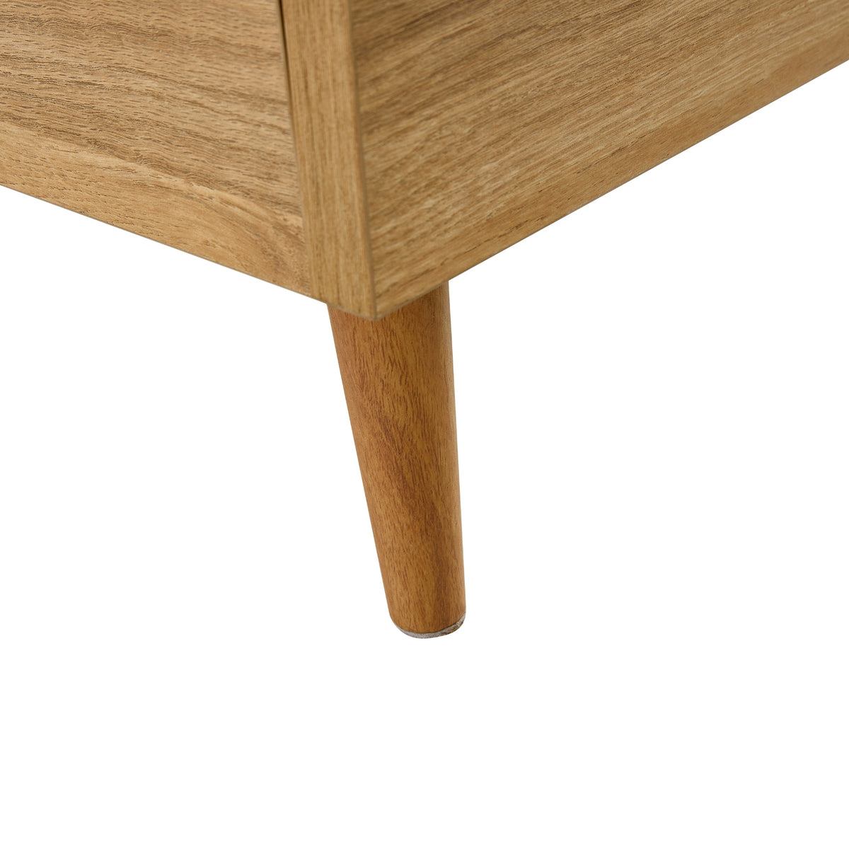 Patricia King Single Bed Frame Natural Oak
