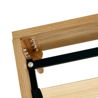 Patricia King Single Bed Frame Natural Oak
