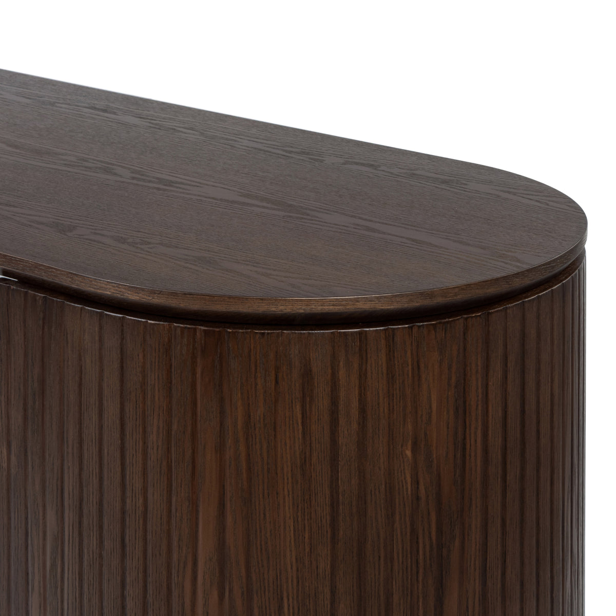 Payton Benjamin Ripple Grand 3 Drawer LHF Computer Work Desk Table Walnut