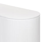 Payton Benjamin Ripple Grand 3 Drawer LHF Computer Work Desk Table White