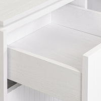 Payton Benjamin Ripple Grand 3 Drawer LHF Computer Work Desk Table White