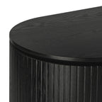 Payton Benjamin Ripple Grand 3 Drawer RHF Computer Work Desk Table Black