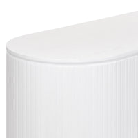 Payton Benjamin Ripple Grand 3 Drawer RHF Computer Work Desk Table White