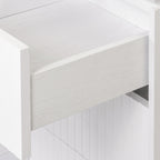 Payton Benjamin Ripple Grand 3 Drawer RHF Computer Work Desk Table White