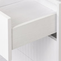Payton Benjamin Ripple Grand 3 Drawer RHF Computer Work Desk Table White