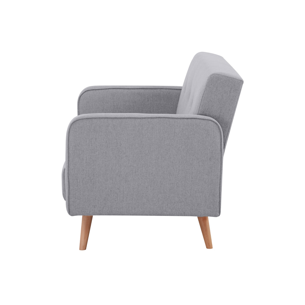 Picasso 2 Seater Fabric Sofa Grey 