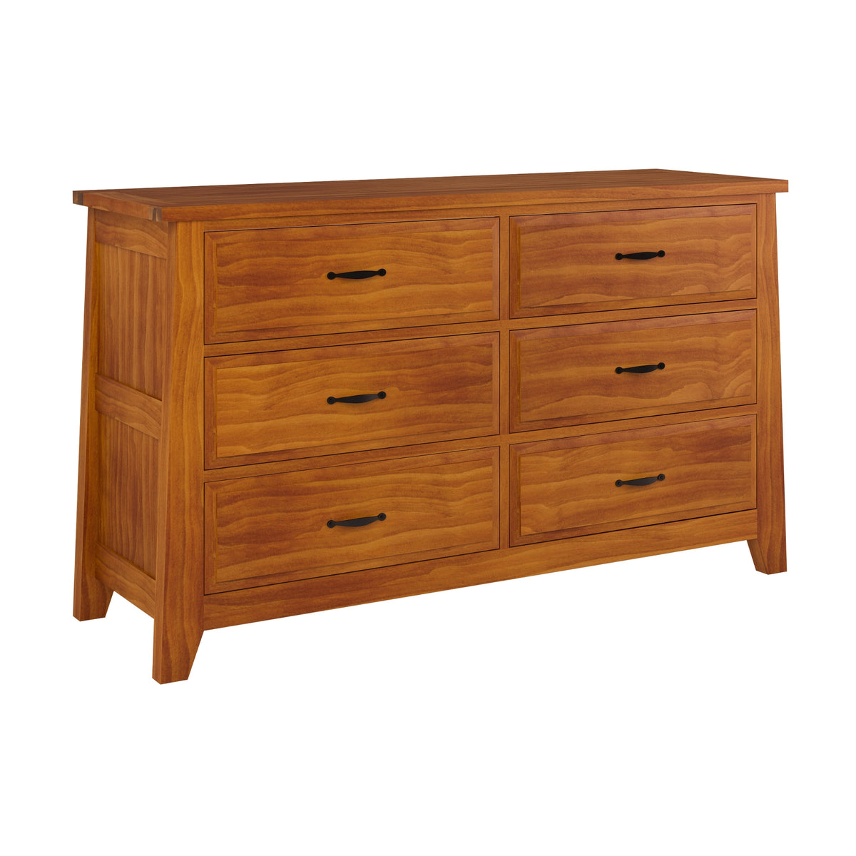 Pine Valley 150cm Dresser Solid Pine Blackwood Oak