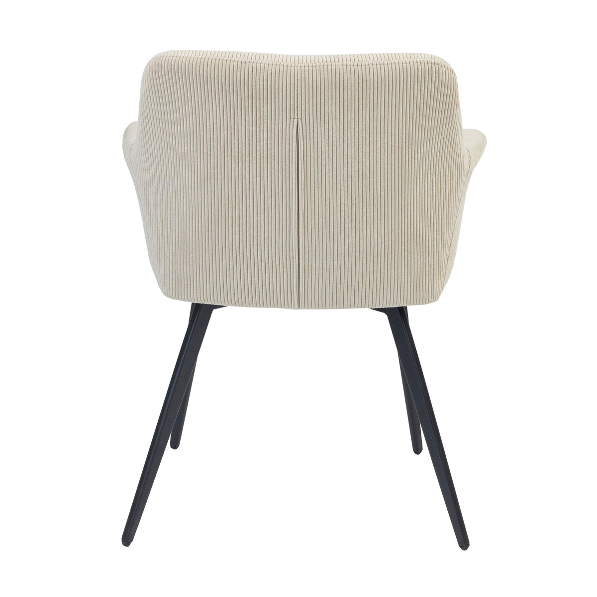 Porto 2pc Set Fabric Dining Chair Beige