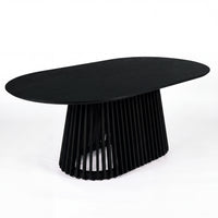 Ravenwood Casablanca 200cm Oval Dining Table Black
