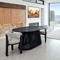 Ravenwood Casablanca 200cm Oval Dining Table Black