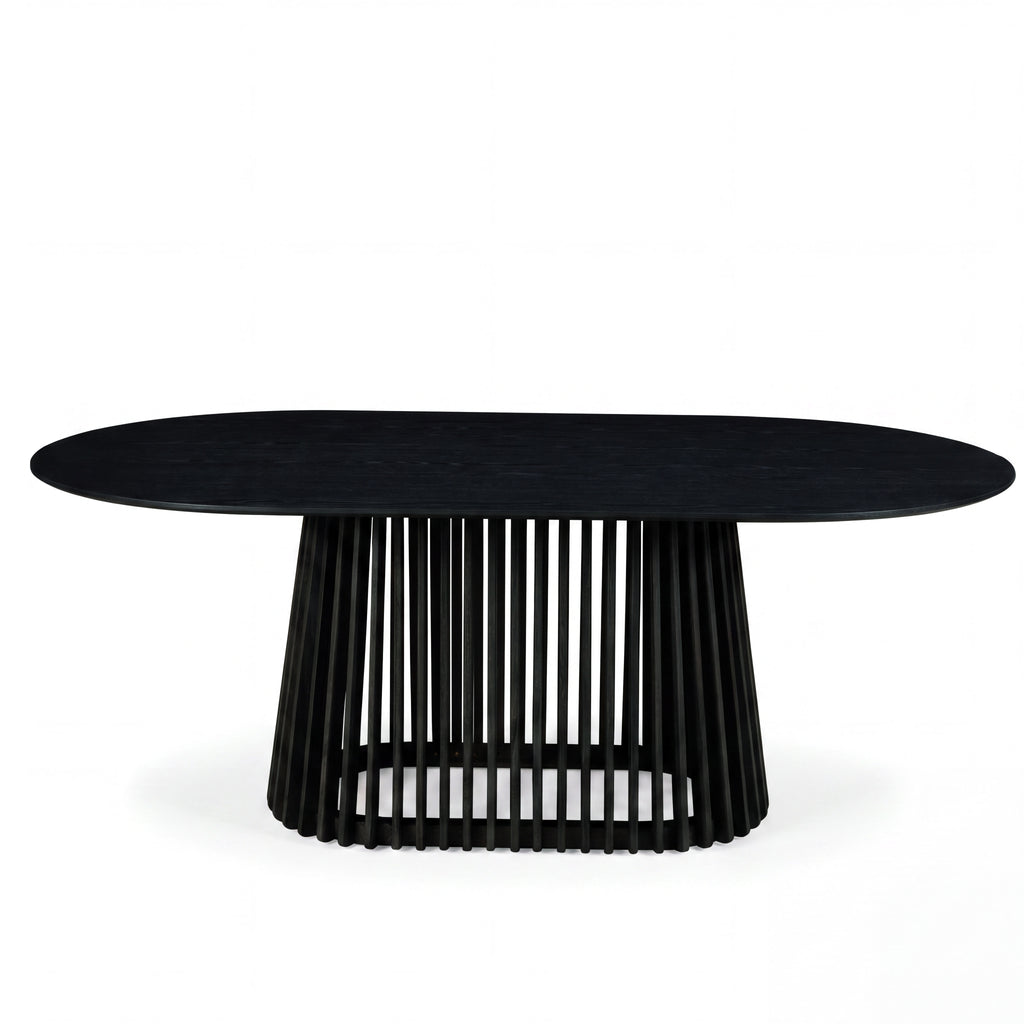 Ravenwood Casablanca 200cm Oval Dining Table Black