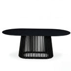 Ravenwood Casablanca 200cm Oval Dining Table Black