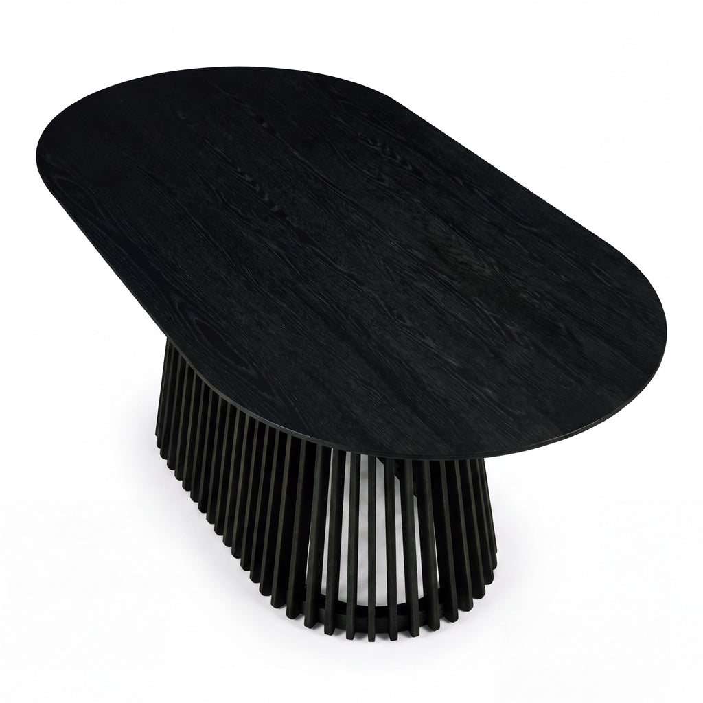 Ravenwood Casablanca 200cm Oval Dining Table Black