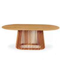 Ravenwood Casablanca 200cm Oval Dining Table Natural