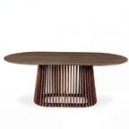 Ravenwood Casablanca 200cm Oval Dining Table Walnut