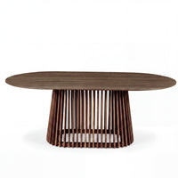 Ravenwood Casablanca 200cm Oval Dining Table Walnut