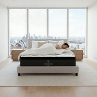 Refresh Pocket Spring Mattress Medium Bamboo Cover Pillow Top  King Single 