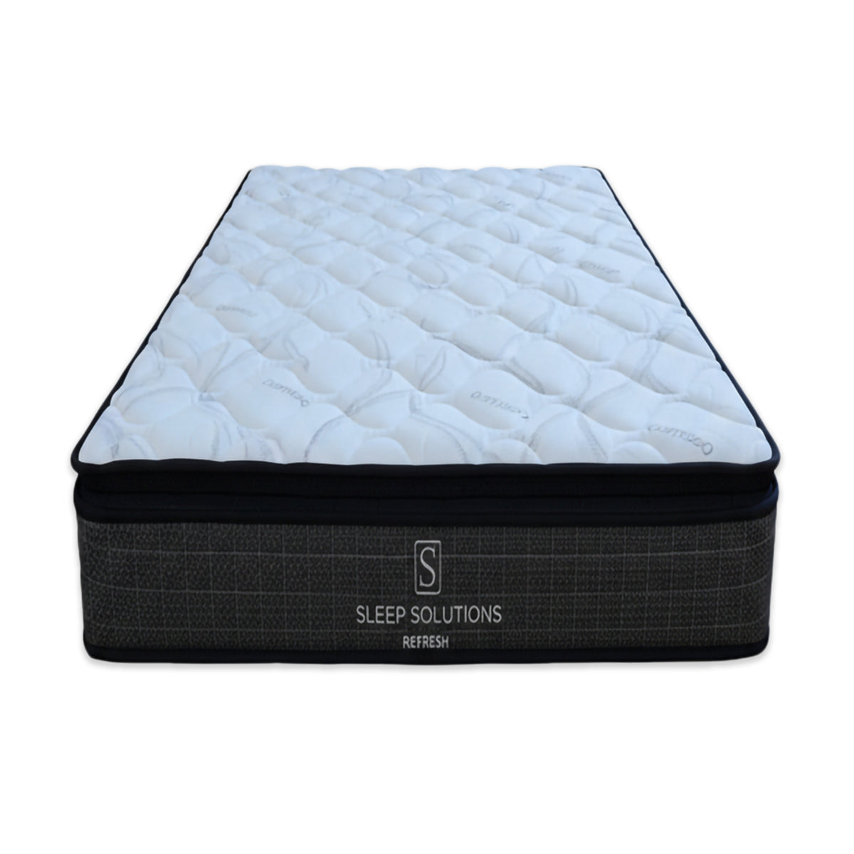 Refresh Pocket Spring Mattress Medium Bamboo Cover Pillow Top  Single 