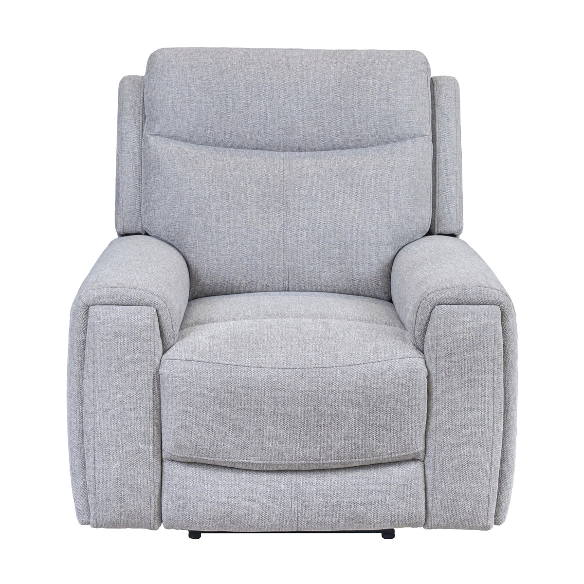 Regal 1 Seater Electric Recliner Fabric Lounge Light Grey