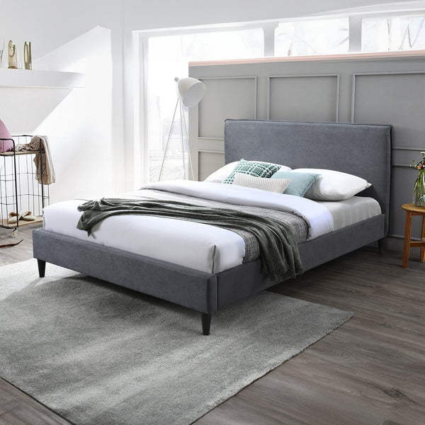 Remus King Bed Frame Charcoal