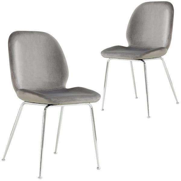 Remy Set of 2 Dining Chair Grey 