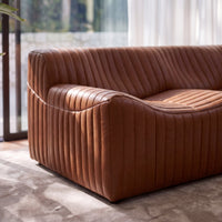 Ripley 3 Seater Sofa Tan, upholstery texture detail