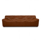 Ripley 3 Seater Sofa Tan, front view on a white background