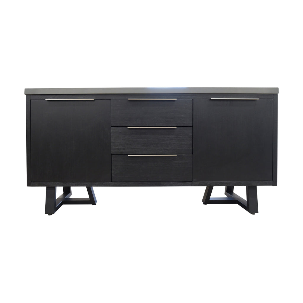 Rocky 160cm Buffet Table Dark Grey