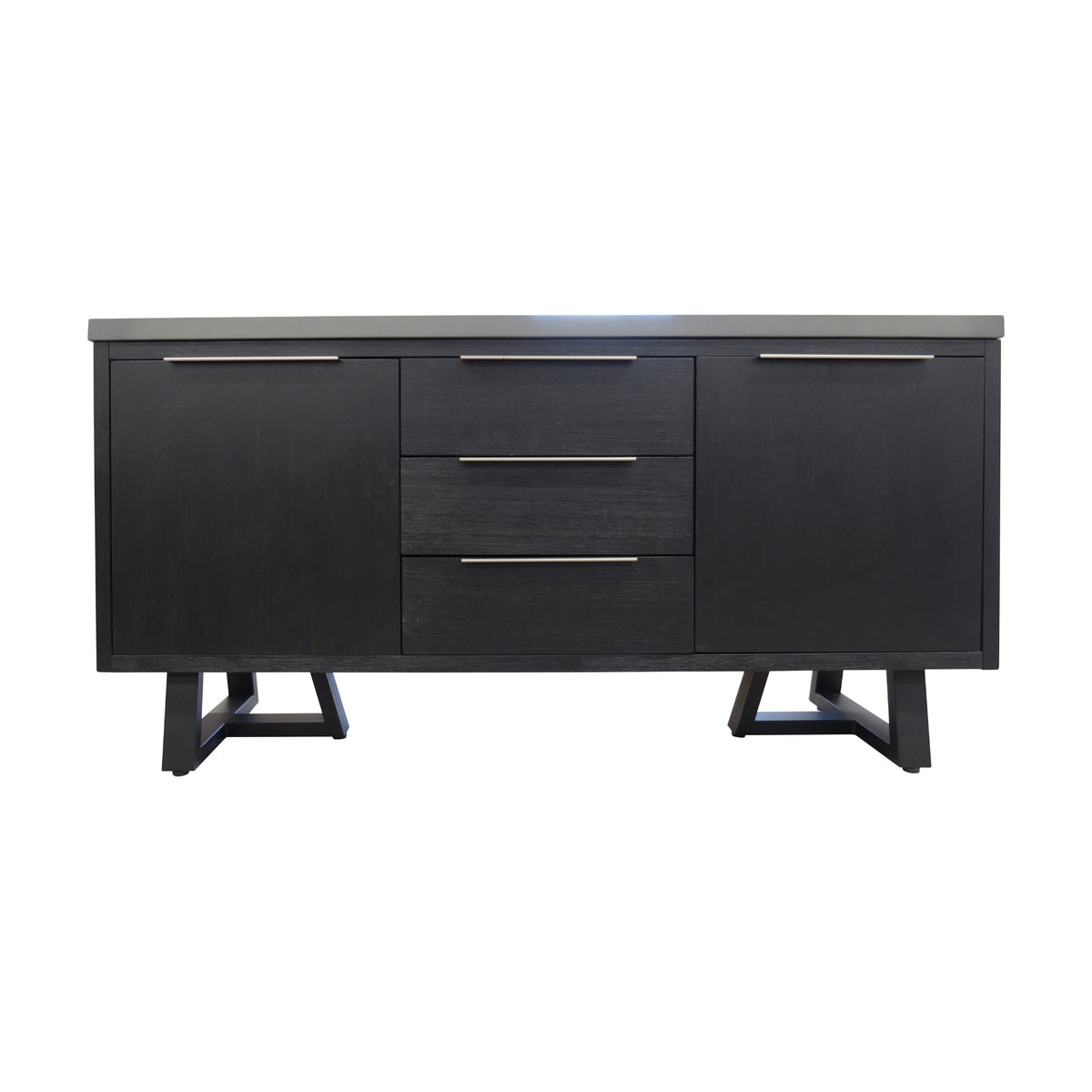 Rocky 160cm Buffet Table Dark Grey
