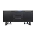 Rocky 160cm Buffet Table Dark Grey