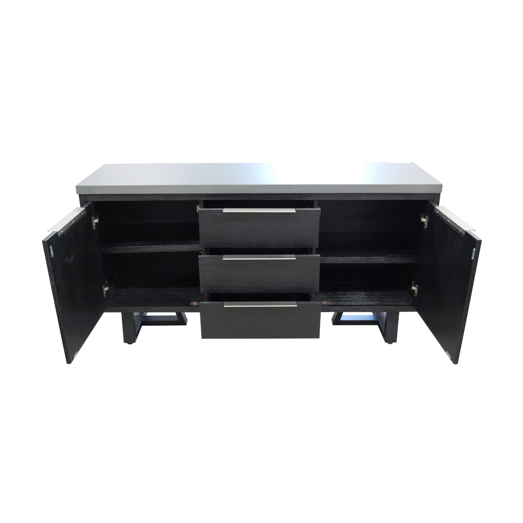 Rocky 160cm Buffet Table Dark Grey