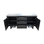 Rocky 160cm Buffet Table Dark Grey