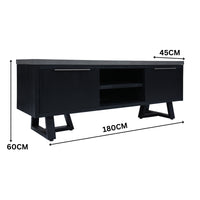 Rocky 180cm ETU Entertainment TV Unit Dark Grey