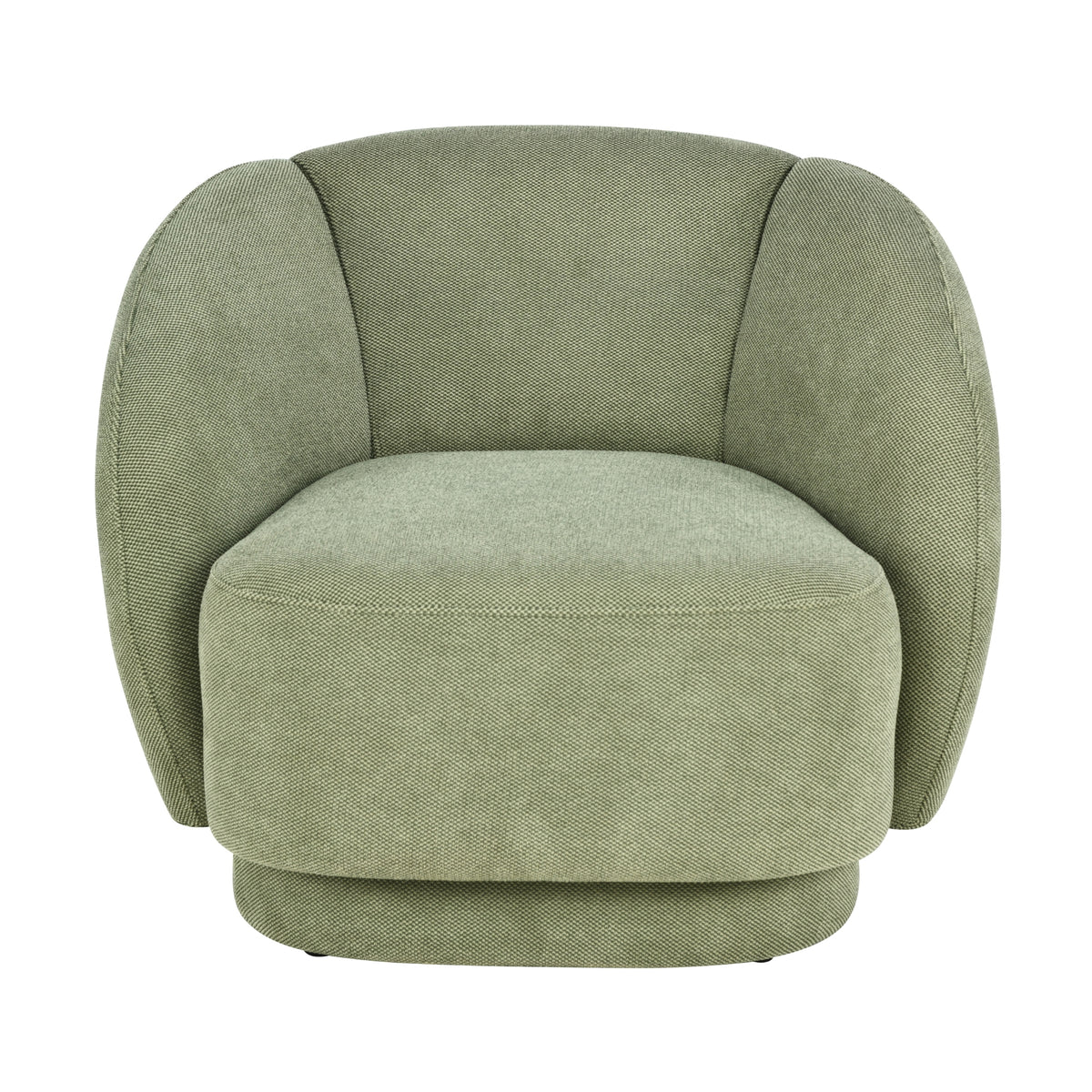 Roland Fabric Occasional Accent Chair Armchair Olive Green