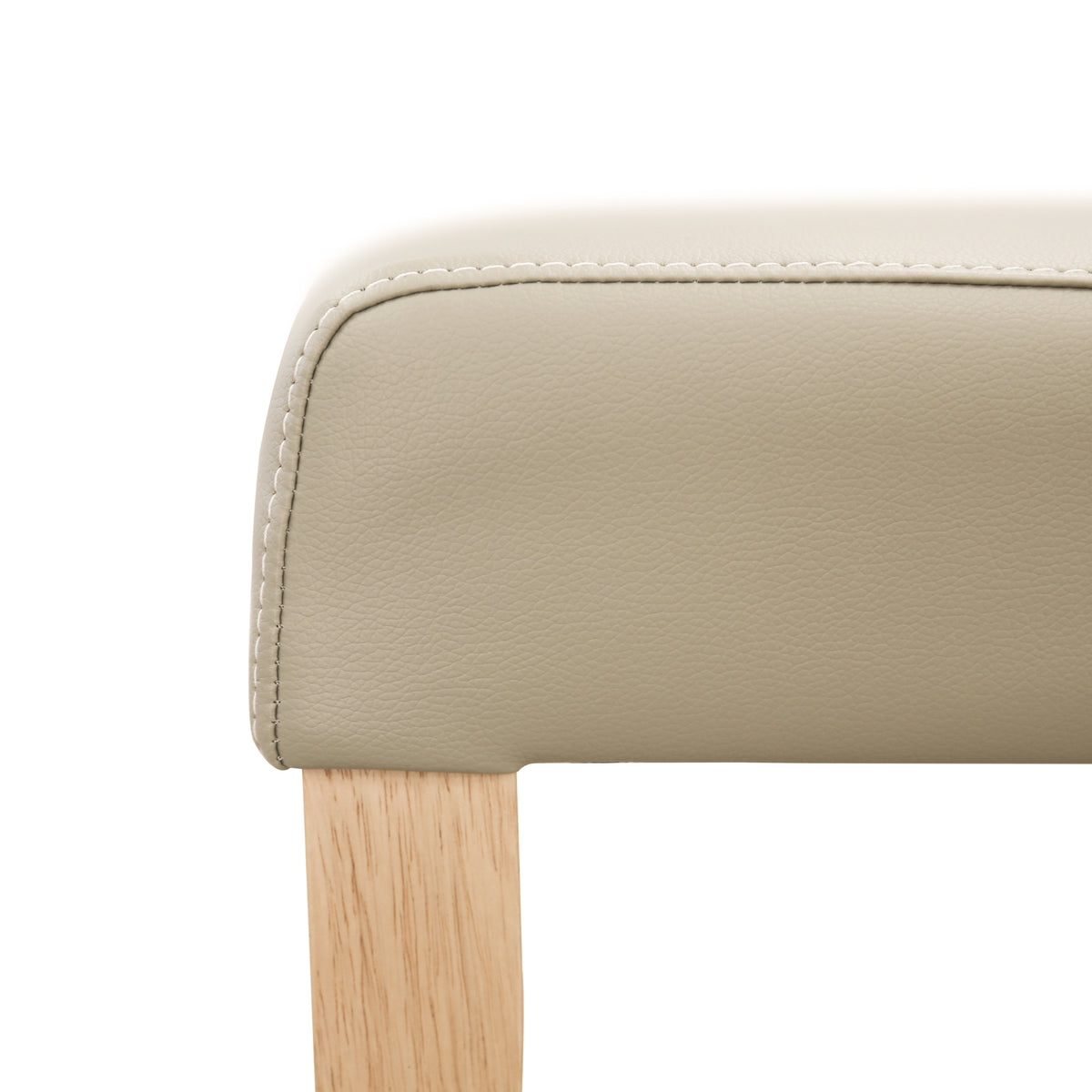 Rosemallow 2pc Set PU Leather Dining Chair Silver