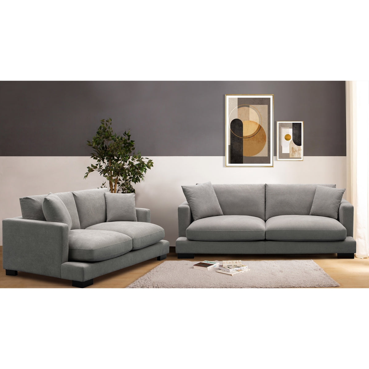 Royalty Fabric Sofa 2 Seater 