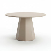 Ruddy 120cm Round Dining Table Putty Beige
