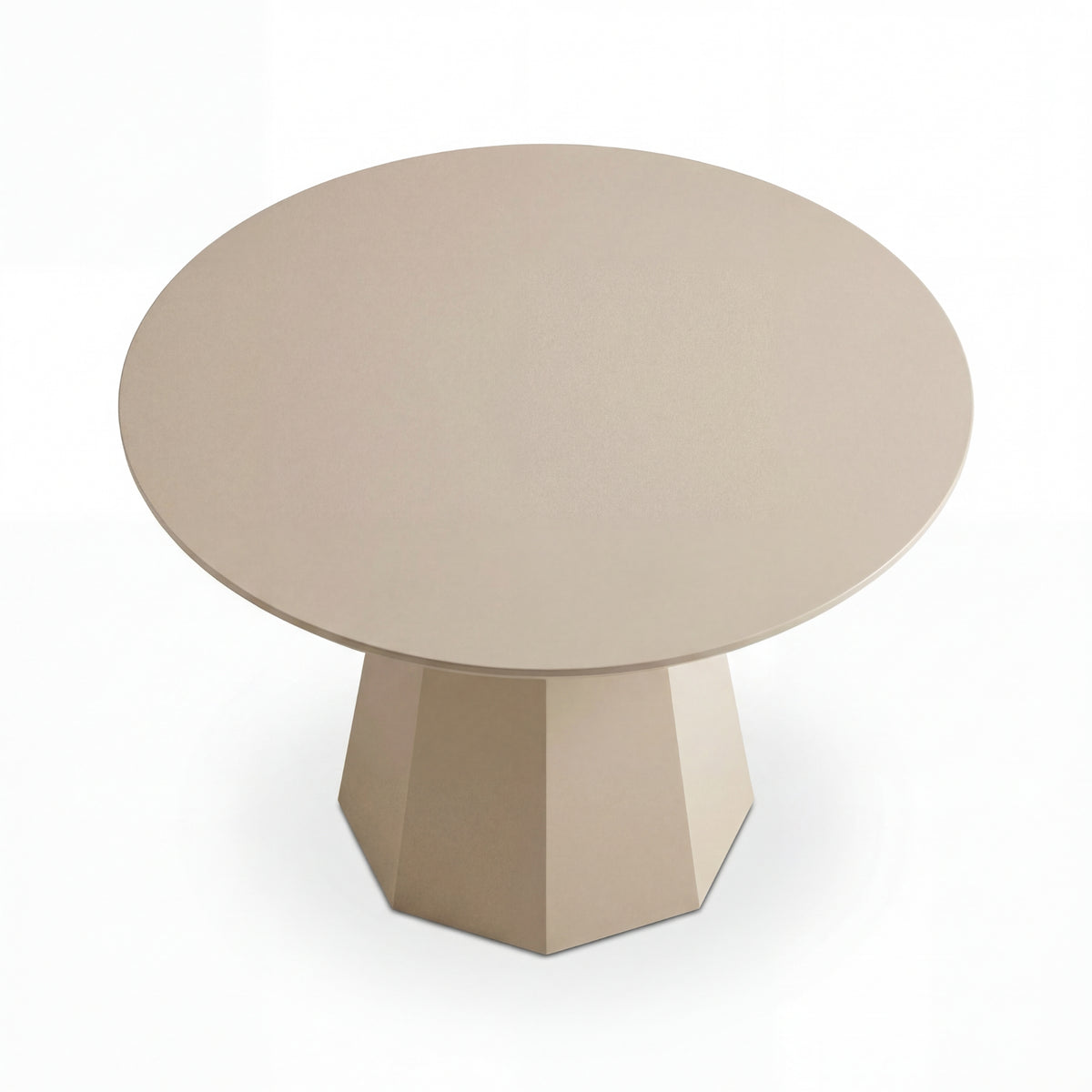 Ruddy 120cm Round Dining Table Putty Beige