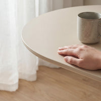 Sade 200cm Oval Dining Table Putty Beige