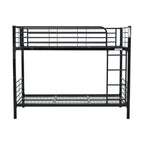 Sams Single Metal Bunk Bed Frame Black