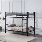 Sams Single Metal Bunk Bed Frame Black
