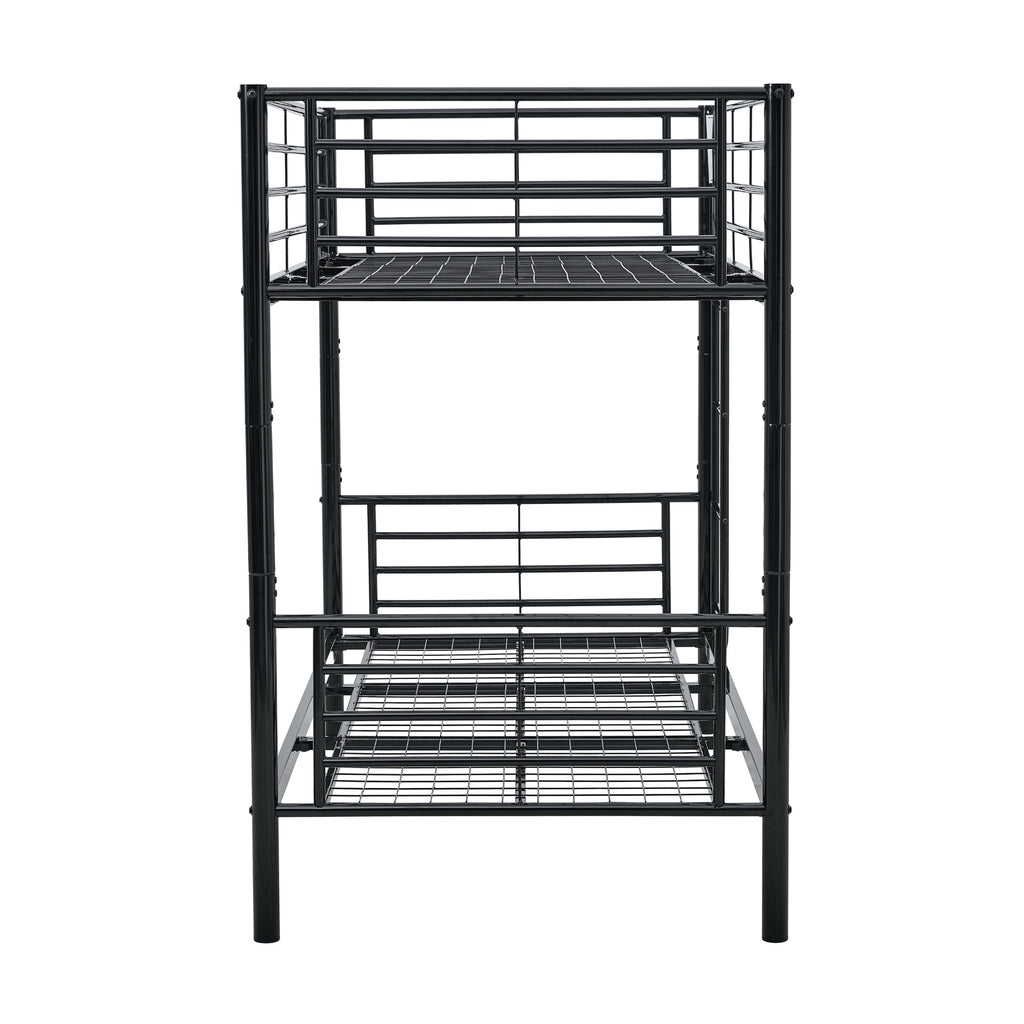Sams Single Metal Bunk Bed Frame Black