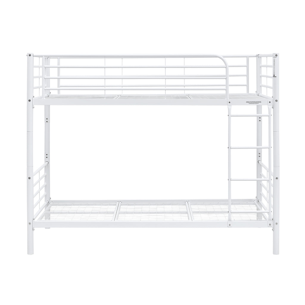 Sams Single Metal Bunk Bed Frame White