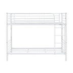 Sams Single Metal Bunk Bed Frame White