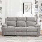 San Fino 3 Seater Electric Recliner Fabric Sofa Lounge Grey