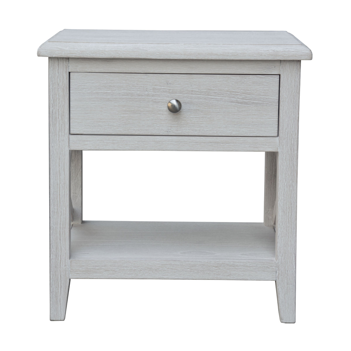 San Remo Bedside Table Washed White